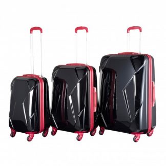 Chariot Travelware hardside spinner 3-pc luggage set antonio