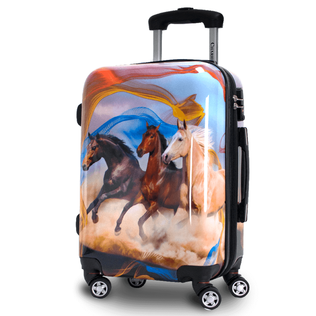 Chariot Travelware CHH-52 Mustang Hardside Spinner Luggage Side